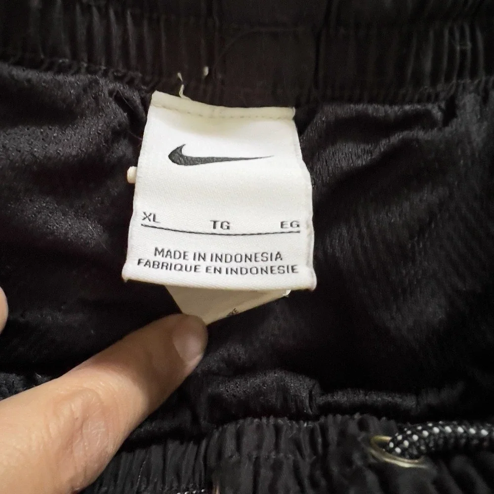 Nike Just Do‎ It All Over Print Black Swim Trunks Shorts Men's Sz XL 5